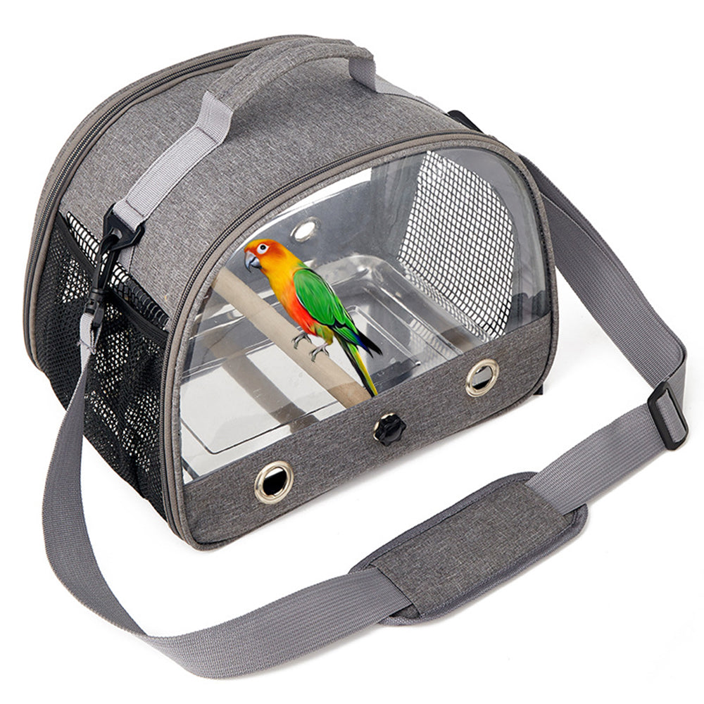QS-107 Portable Pet Bird Cage 300D Oxford Cloth Transparent PVC Bird Carrying Bag Parrot Pigeon Carrier QS-107 Portable Pet Bird Cage 300D Oxford Cloth Transparent PVC Bird Carrying Bag Parrot Pigeon Carrier
